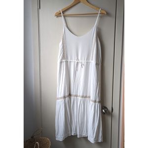 Frank & Oak White Midi Summer Dress